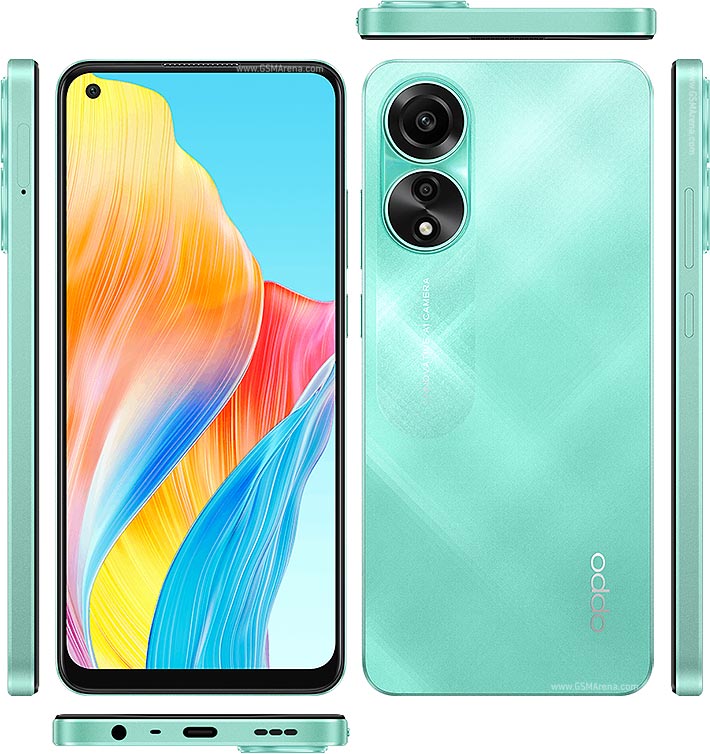 Refurbished Phones Oppo A78 4G(original screen) 6.43 inch 8GB+128GB/256GB dual sim clean screen 50mp+8mp 5000mah Oppo Oppo A78 smartphone
