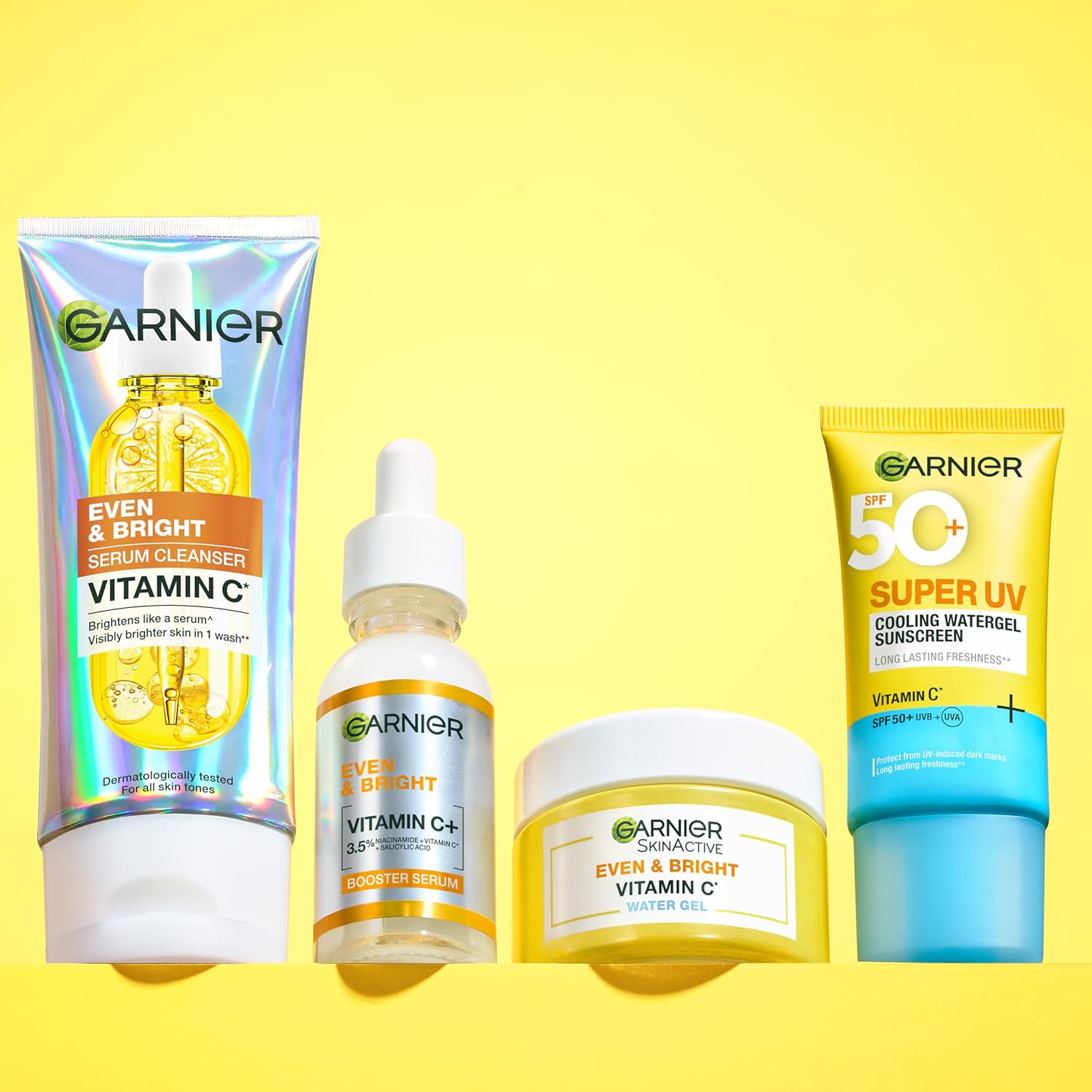 Garnier Even & Bright Serum Cleanser with Vitamin C* – Brightens in 1 Wash – For All Skin Types, Including Sensitive Skin - 100ml