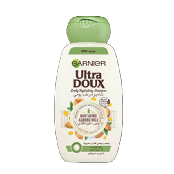Garnier Ultra Doux Almond Milk Hydrating Shampoo, 400Ml