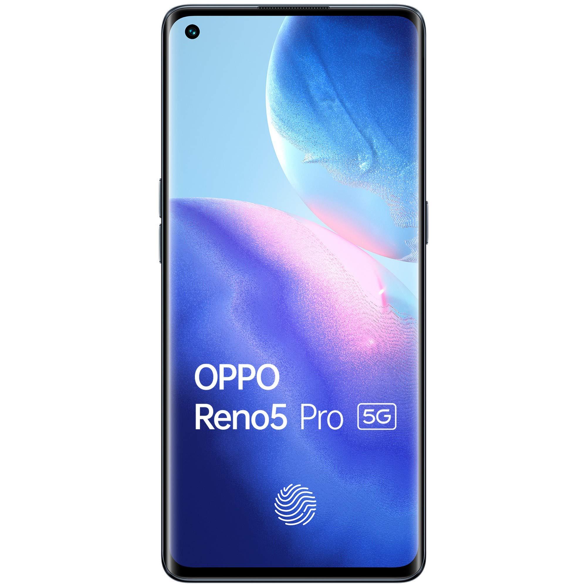 Refurbished Phone OPPO Reno5 Pro 12GB RAM, 512GB Storage, 90hz AMOLED Curved Screen, in-Display Fingerprint 64MP+8MP+ 2MP back, Camera 32MP selfie Camera, 4350 mAh 99% New Dual Sim.