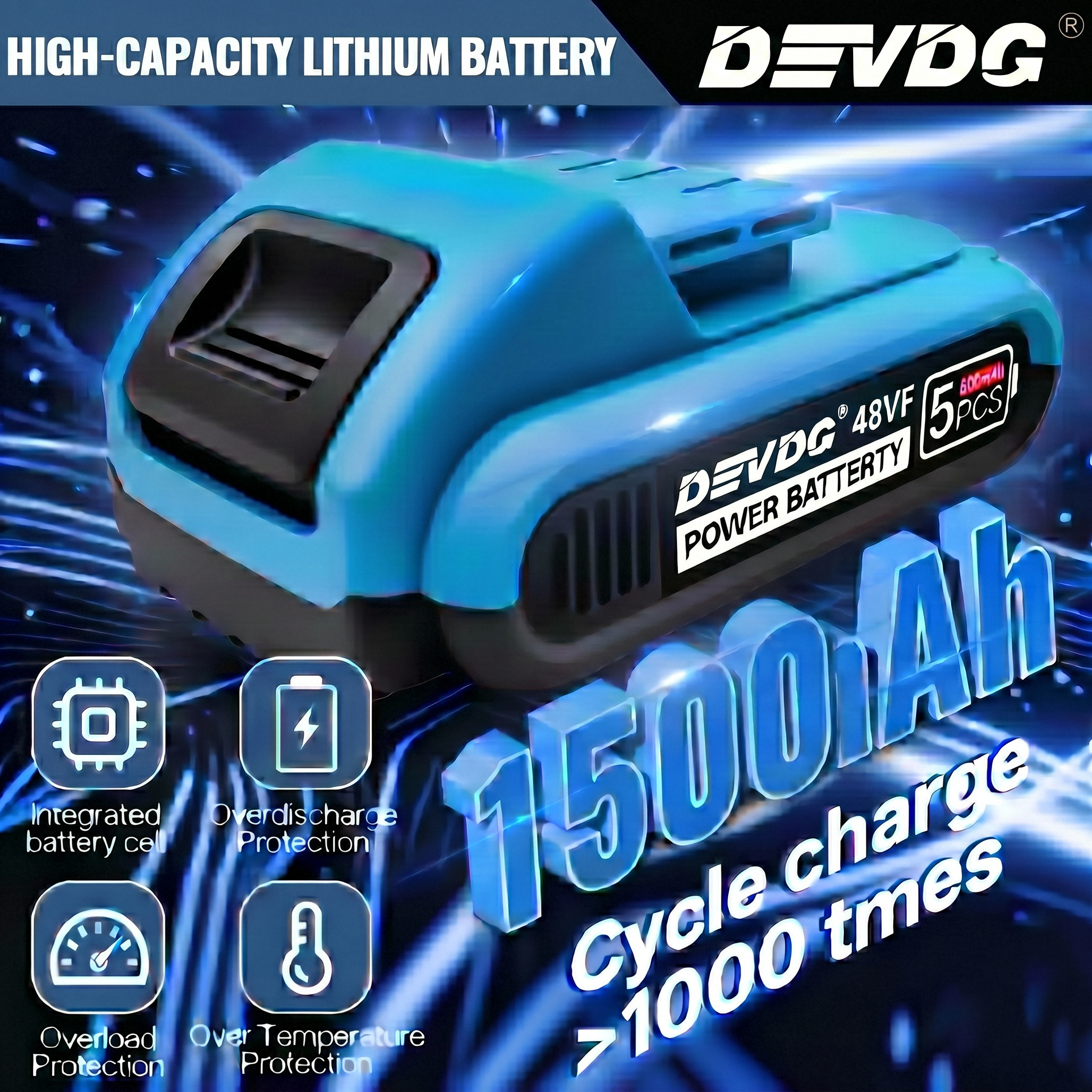 【New cordless drill kit】48VF electric drill, with 2 battery and charger,  torque setting drill, with 24 accessories, built-in 3/8 inch keyless chuck, LED light,Impact drill. Drilling through the