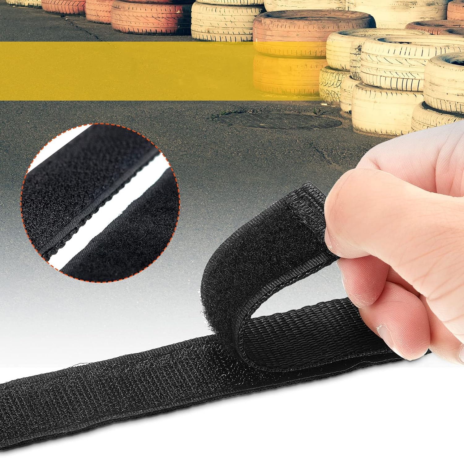 8 Pcs Hoverboard Straps for Go Kart Seat Adjustable