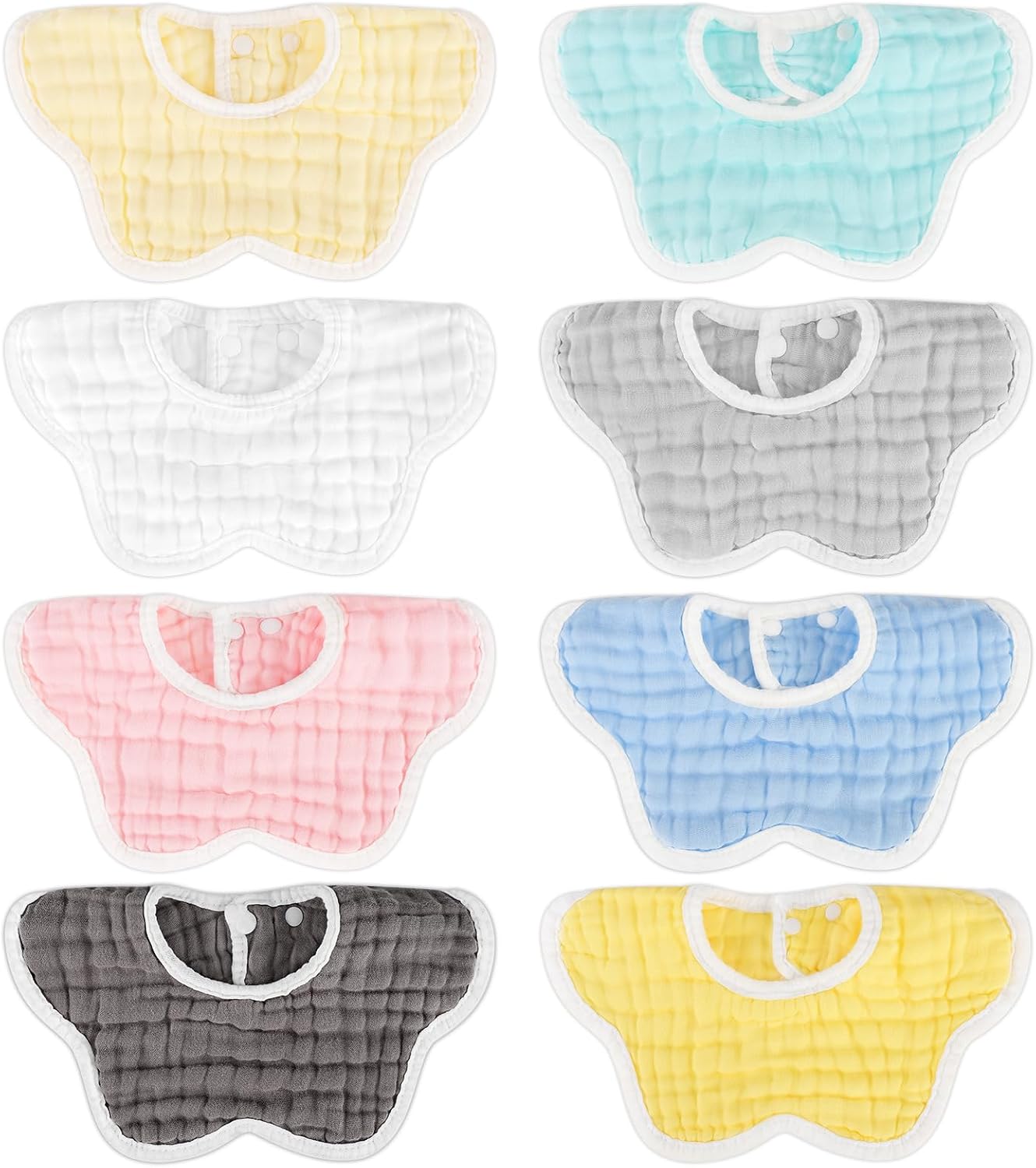 3PC Baby Bibs Baby Bandana Drool Bibs for Unisex Boys Girls, Cotton Baby Drool Bibs for Teething Drooling
