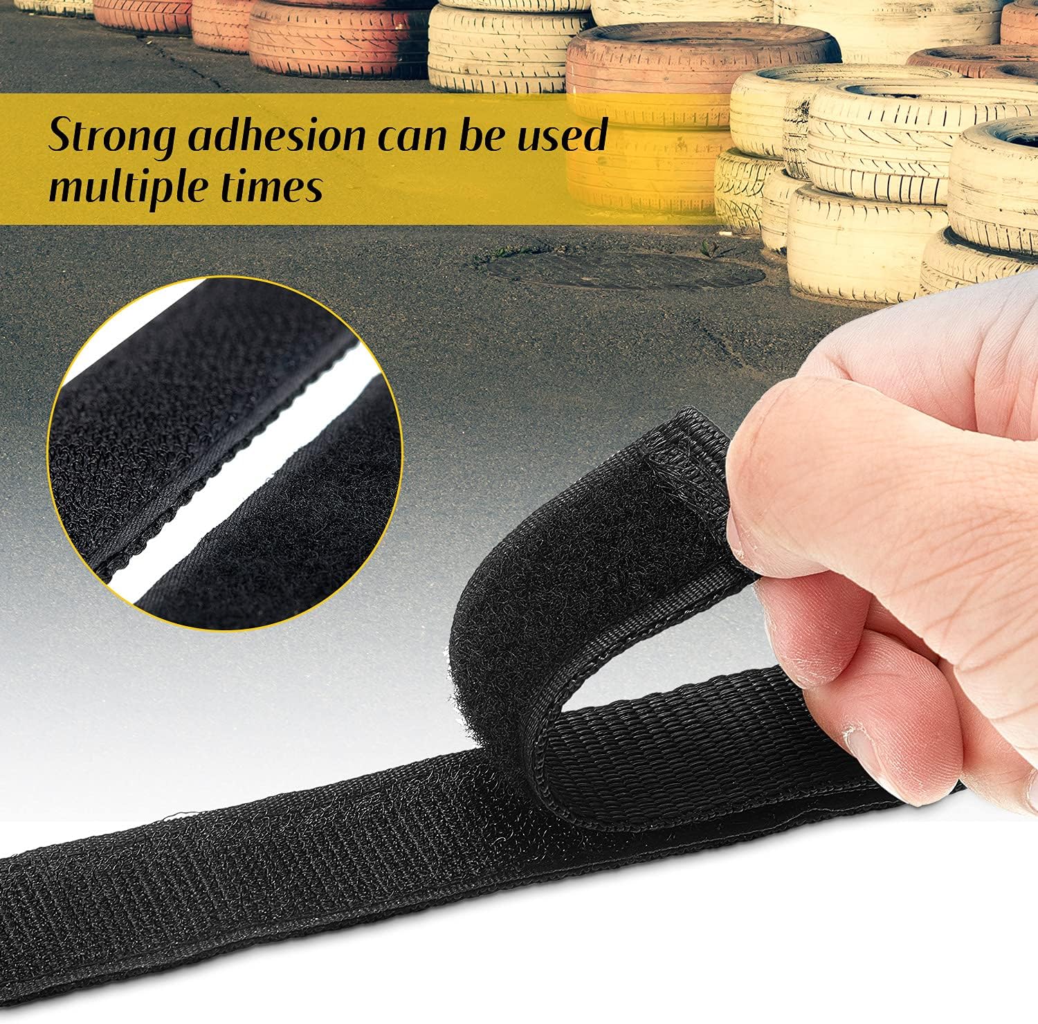 8 Pcs Hoverboard Straps for Go Kart Seat Adjustable