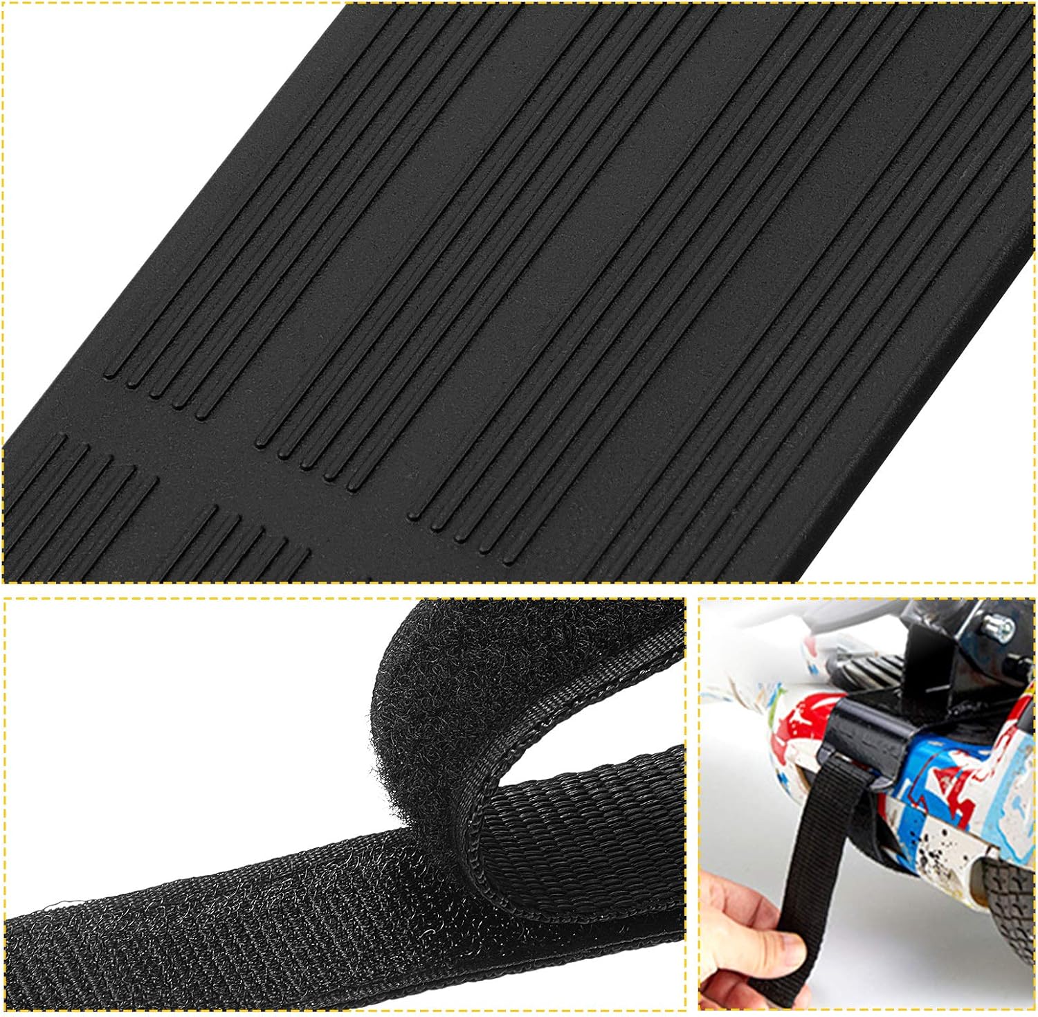 8 Pcs Hoverboard Straps for Go Kart Seat Adjustable