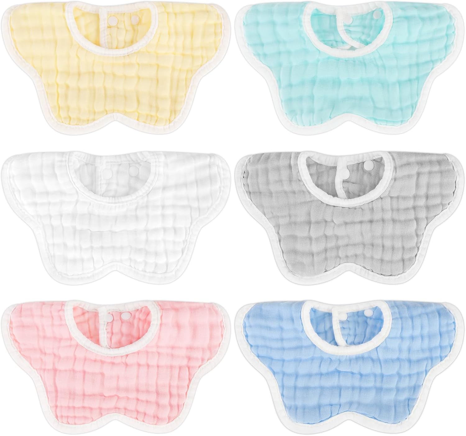3PC Baby Bibs Baby Bandana Drool Bibs for Unisex Boys Girls, Cotton Baby Drool Bibs for Teething Drooling