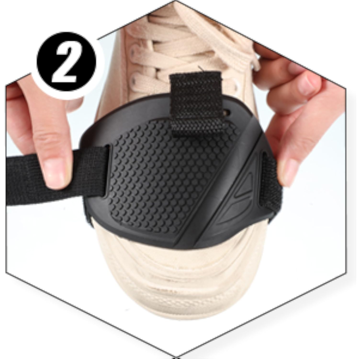 Motorcycle Shoe Protector, Rubber Shifter Boot Cover Pads