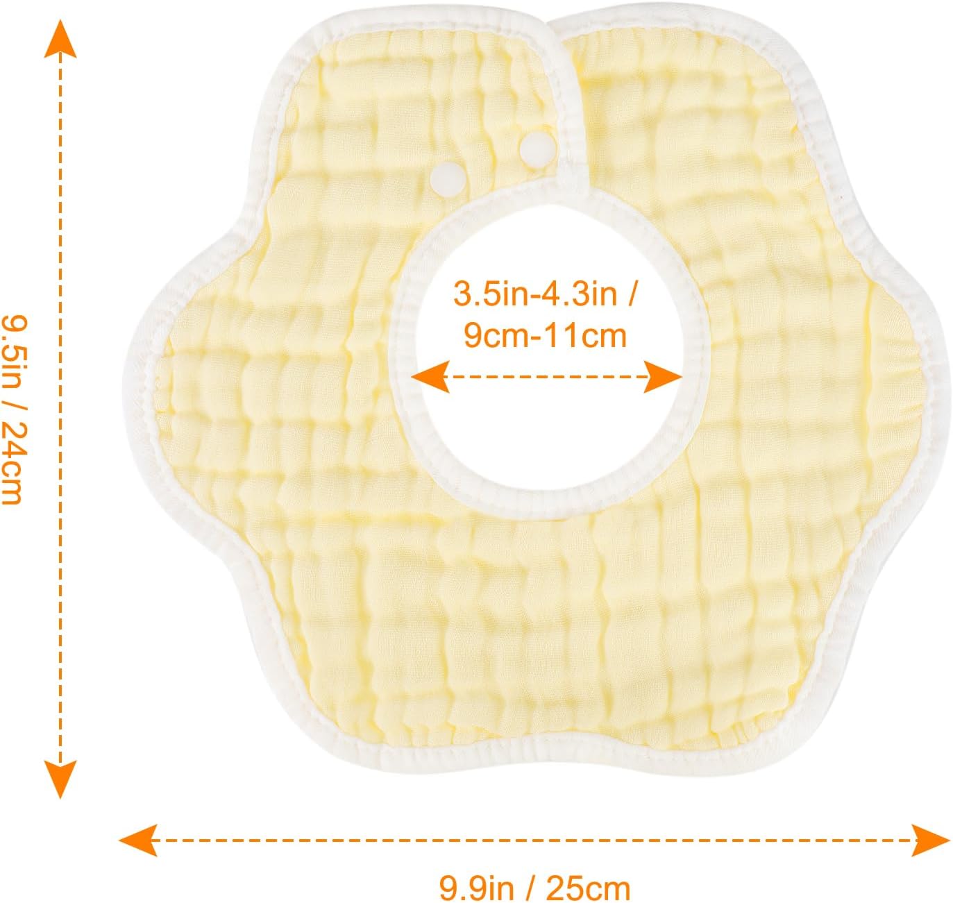 3PC Baby Bibs Baby Bandana Drool Bibs for Unisex Boys Girls, Cotton Baby Drool Bibs for Teething Drooling
