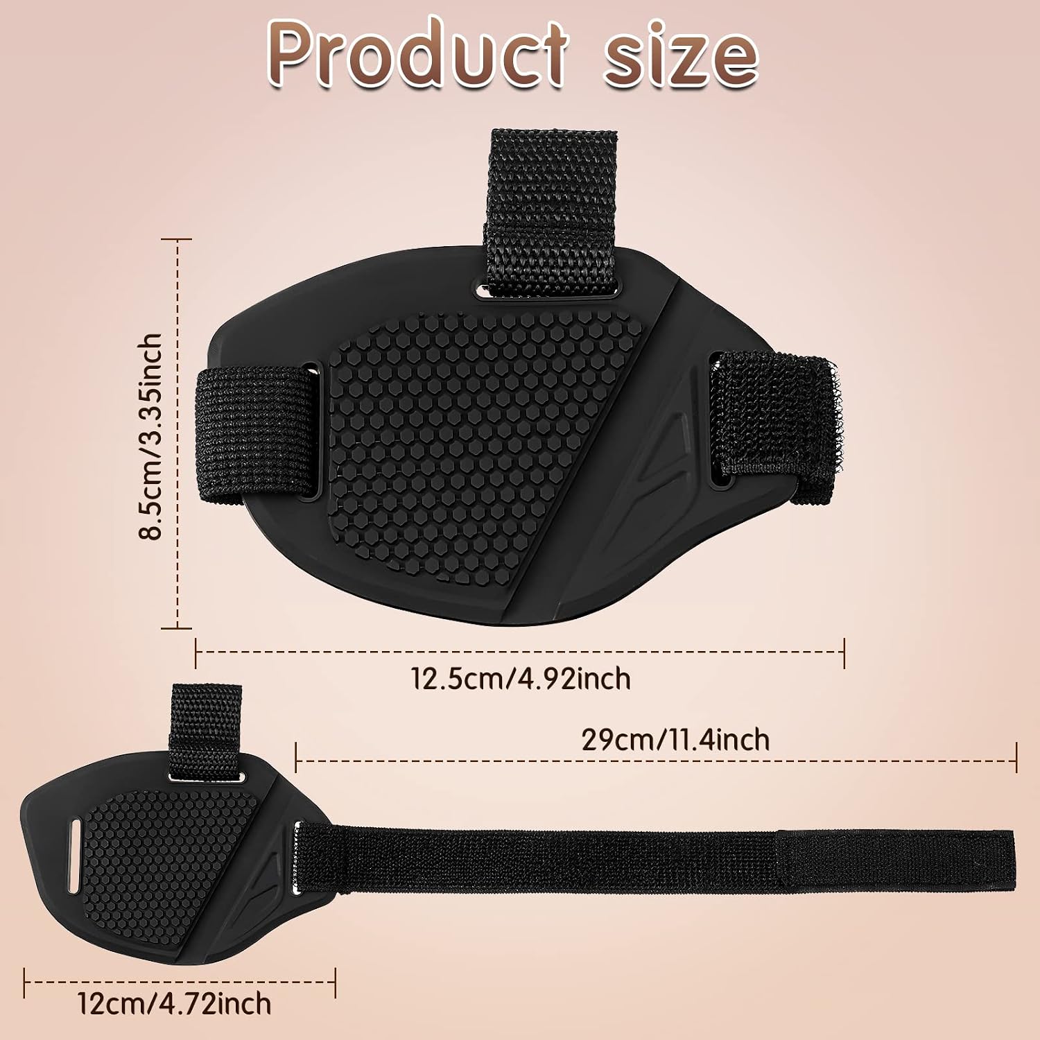 Motorcycle Shoe Protector, Rubber Shifter Boot Cover Pads