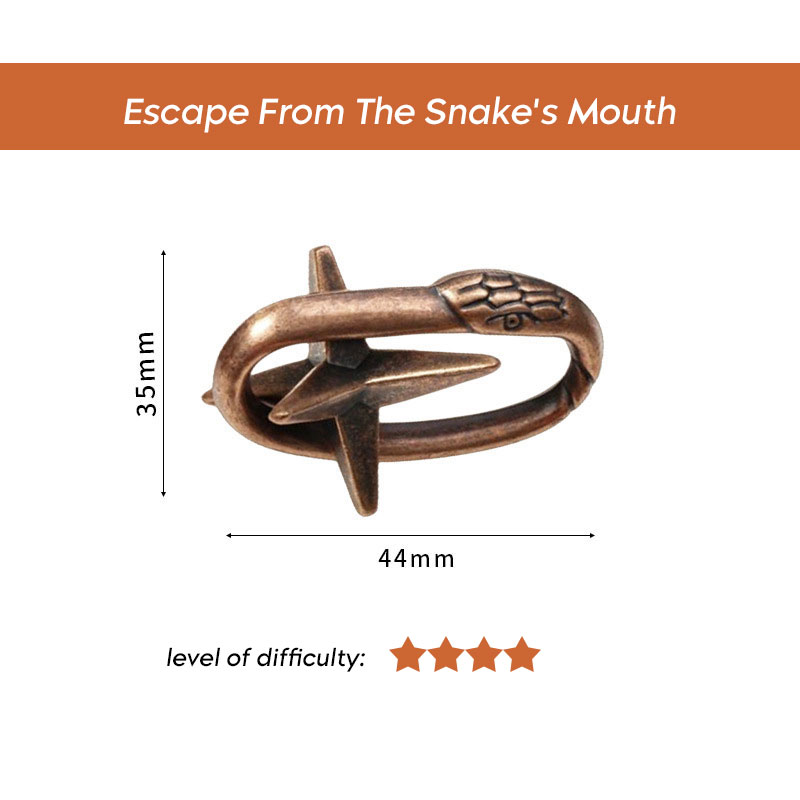 Intelligence Toys Puzzle Puzzles Lu Ban Lock Kongming Lock Children's Gifts Toys Alloy Horseshoe Lock Seemingly Impossible But There Is Actually A Method