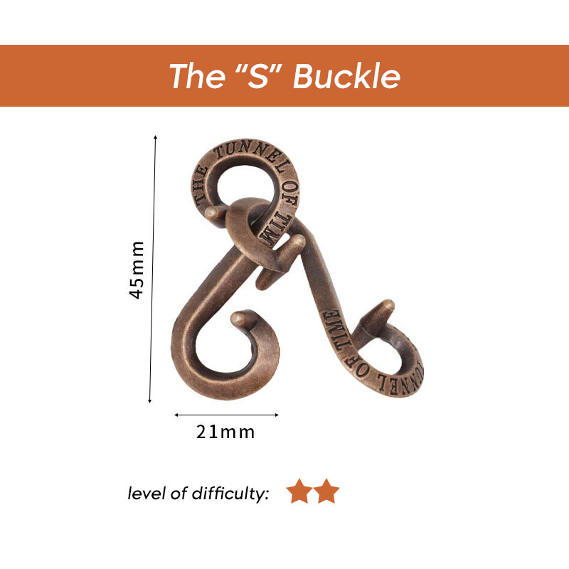 Intelligence Toys Puzzle Puzzles Lu Ban Lock Kongming Lock Children's Gifts Toys Alloy Horseshoe Lock Seemingly Impossible But There Is Actually A Method