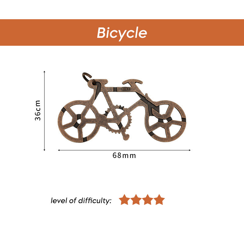 Intelligence Toys Puzzle Puzzles Lu Ban Lock Kongming Lock Children's Gifts Toys Alloy Horseshoe Lock Seemingly Impossible But There Is Actually A Method
