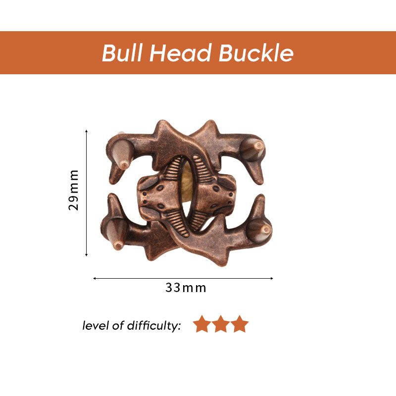 Intelligence Toys Puzzle Puzzles Lu Ban Lock Kongming Lock Children's Gifts Toys Alloy Horseshoe Lock Seemingly Impossible But There Is Actually A Method
