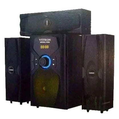 Vitron V636 3.1CH  Home Theater System USB, SD, FM, BT, AC DC Function 10000W P.M.P.O Hi-Fi Multimedia Sound Speaker System Subwoofer ni with Remote Control Woofer