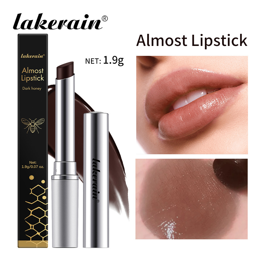 Black Honey Lip Balm Moisturizing Tinted Lip Care With Natural Beeswax, Vitamin E Nourishing Balm For Dry Chapped Lips, One Shade Complements All Skin Tones,Long Lasting Non Sticky Glossy Color Payoff