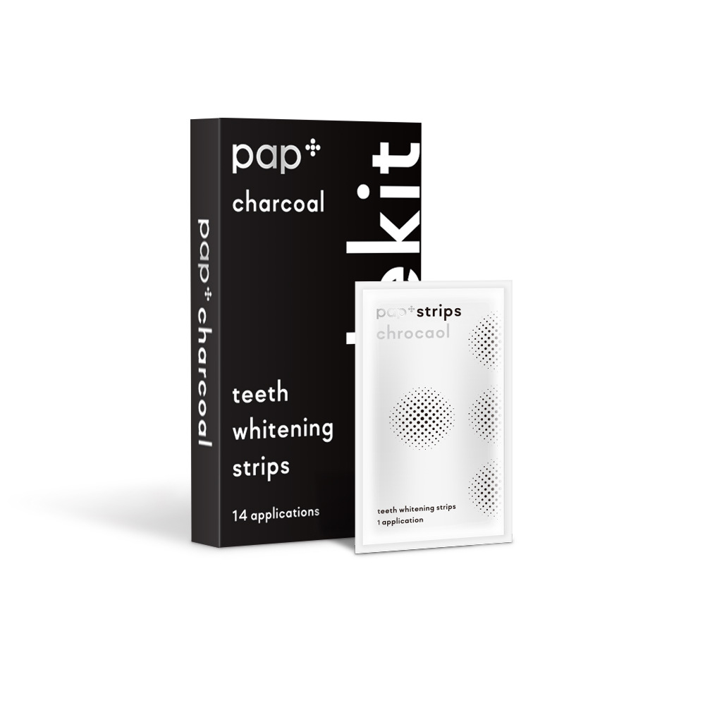 14 Pairs Charcoal Teeth Whitening Strips,Safe Gentle Stain Removal For Coffee Tea Wine Smoke Stains,Fast Effective Whitening Kit For Yellow Teeth, Natural Mint Flavor Non Peroxide Adhesive Whitening
