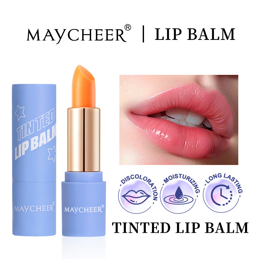 Color Changing Lipstick Thermochromic pH Sensitive Moisturizing Lip Balm For Women Girls Ladies, Long Lasting Non Stick Cup Waterproof Hydrating Lip Color Makeup, Natural Brighten Lipstick Daily Gift