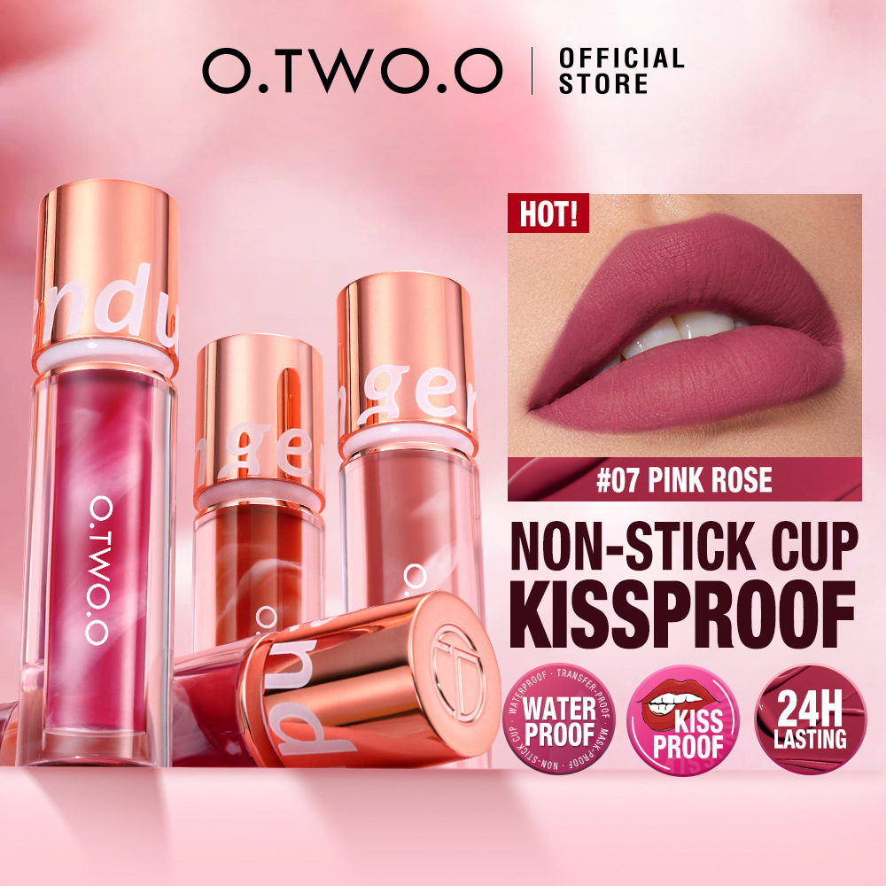 Velvet Light Mist Ultra Long Lasting Lip Gloss, Waterproof Transfer-Proof Non-Stick Cup Liquid Lipstick, Matte Smooth High Pigment Color Locking 24 Hours Smudgeproof Moisturizing Vitamin E Lip Makeup view 2
