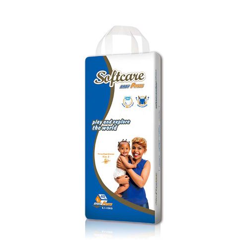 [Buy 3 Get 1 Free] Softcare Baby Pants Diaper High Count Junior, Size M, L,XL Fits Babies 6.1–25KG (Pack of 36/40/44)