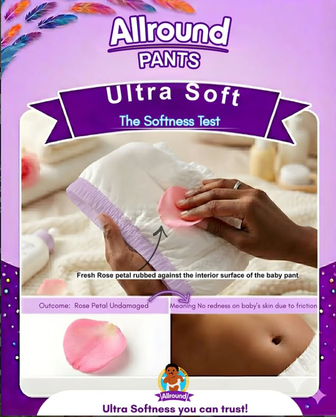 Allround Baby Pants Pull-ups High Absorbent Junior Training Pants Sizes L/XL, Fit Babies 9.1–25KG
