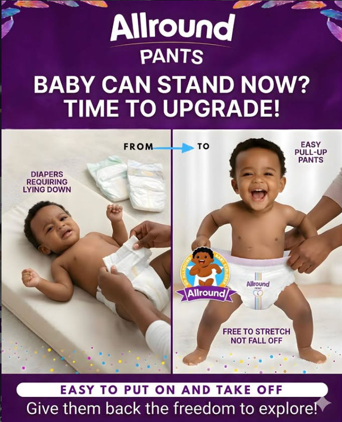 Allround Baby Pants Pull-ups High Absorbent Junior Training Pants Sizes L/XL, Fit Babies 9.1–25KG