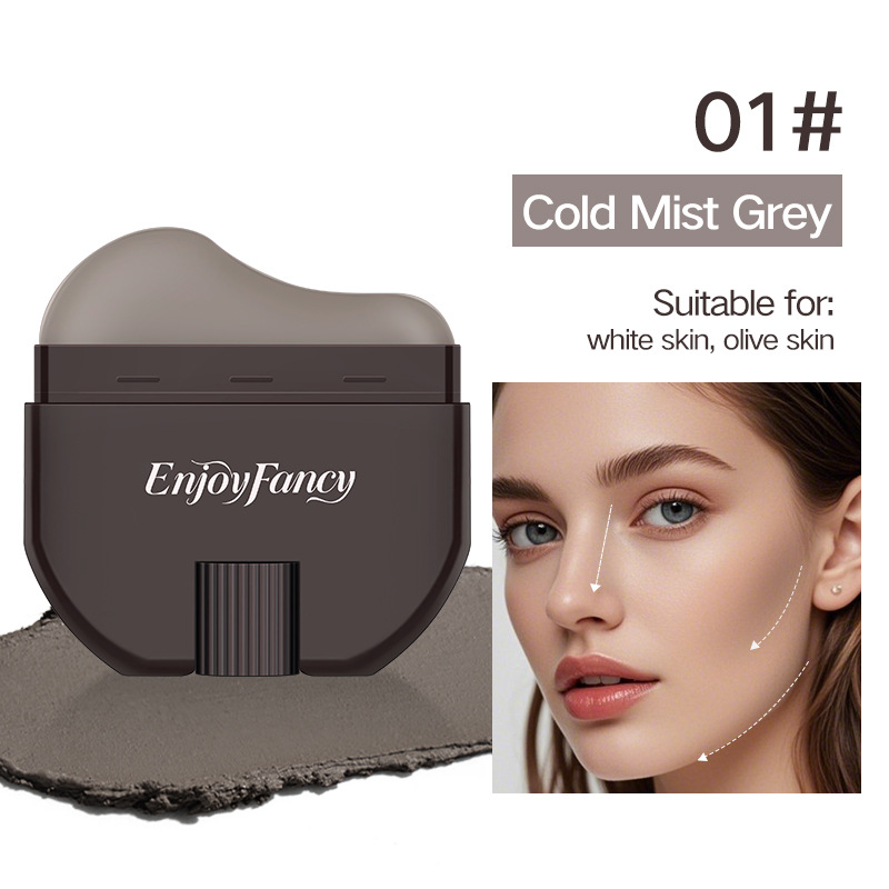 EnjoyFancy lazy contour brush, color-displaying, three-dimensional, V-face magic tool, waterproof contouring, three-dimensional contouring