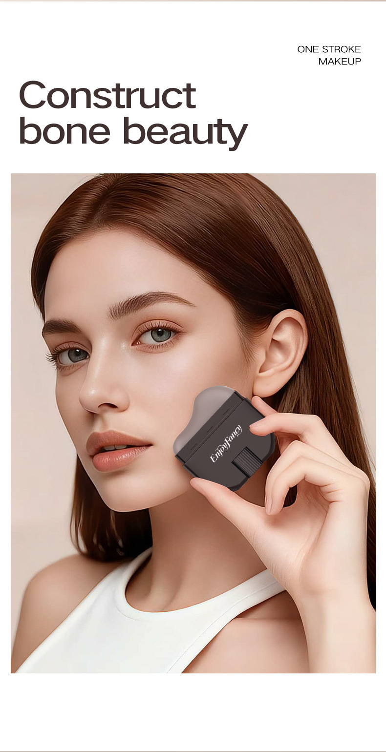 EnjoyFancy lazy contour brush, color-displaying, three-dimensional, V-face magic tool, waterproof contouring, three-dimensional contouring view 3