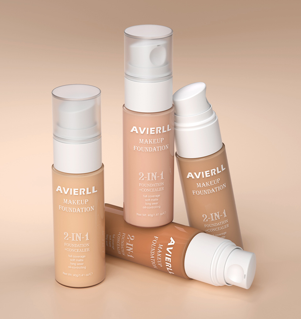 Moisturizing liquid foundation can keep makeup on for a long time, waterproof, easy to push off, oil control, concealer, foundation make-up view 3