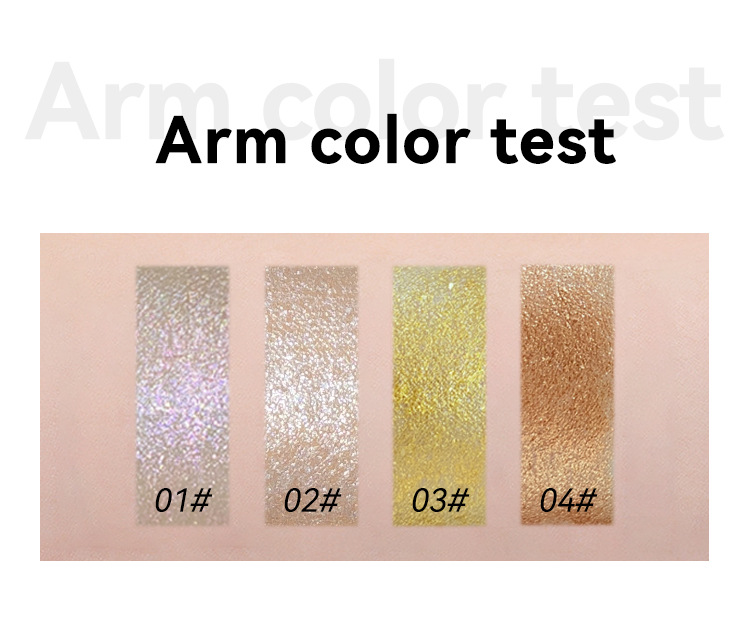 Highlighting diamond shimmer powder, highlighting cream, pearlescent shimmer powder, natural three-dimensional facial contouring, body brightening, body highlighting stick