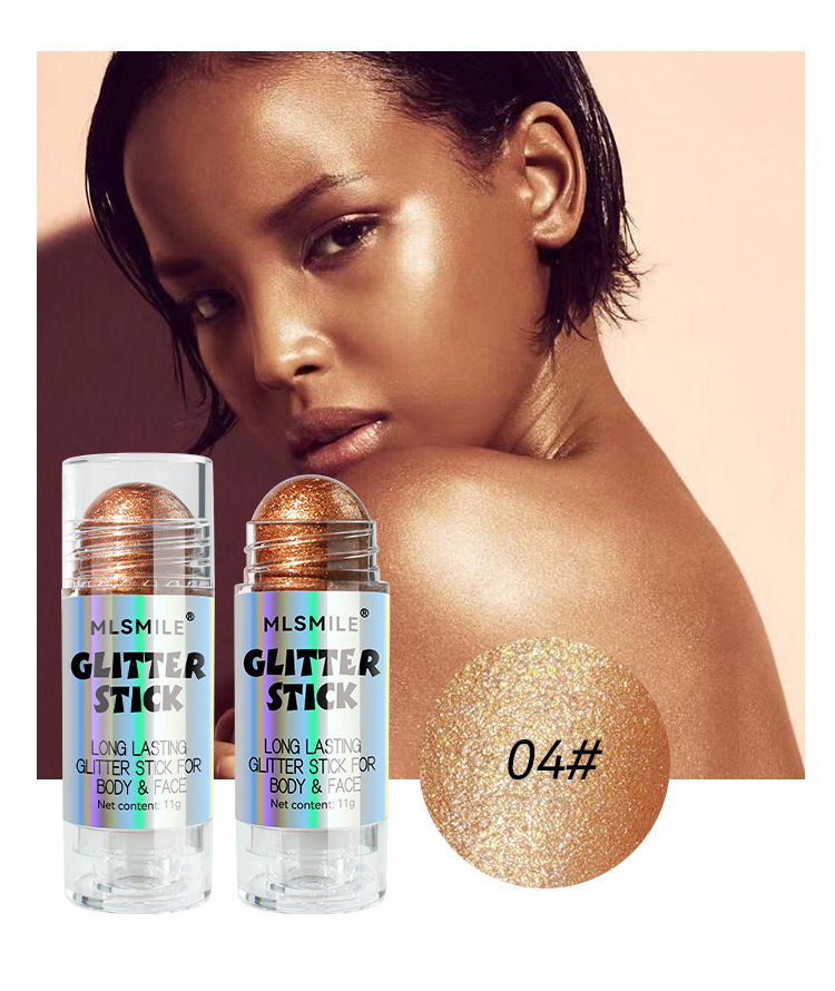 Highlighting diamond shimmer powder, highlighting cream, pearlescent shimmer powder, natural three-dimensional facial contouring, body brightening, body highlighting stick