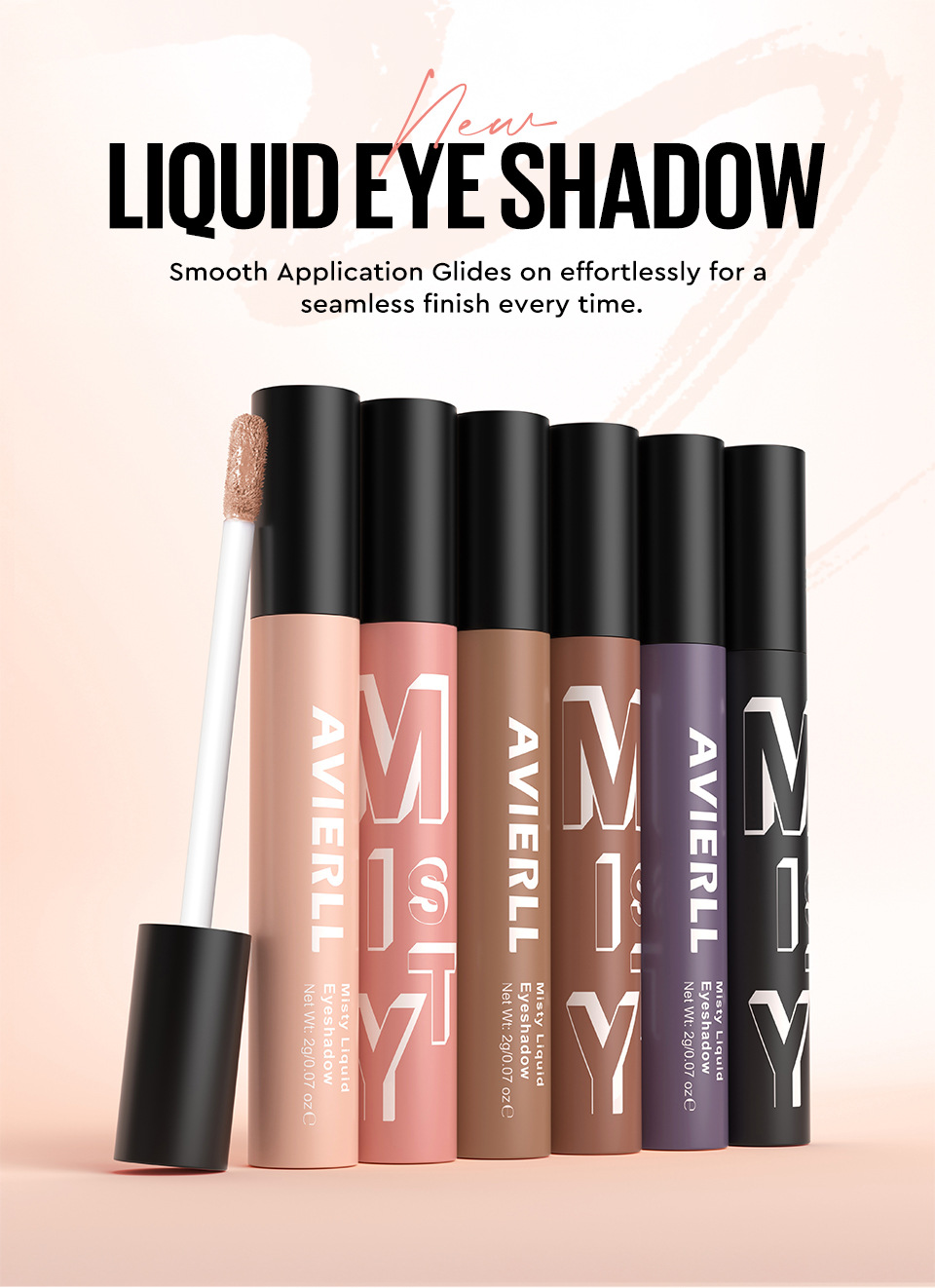 Matte liquid eye shadow 10 colors, waterproof, durable, hard to fade, new foreign trade cosmetics