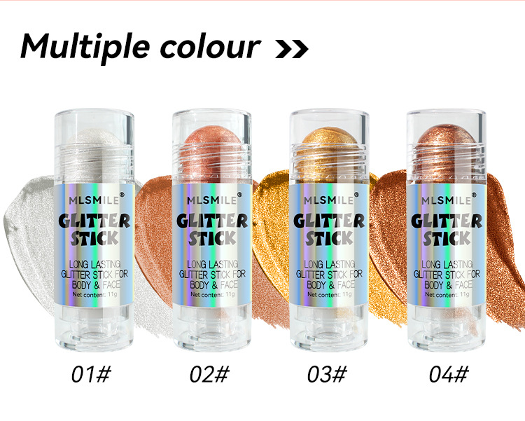 Highlighting diamond shimmer powder, highlighting cream, pearlescent shimmer powder, natural three-dimensional facial contouring, body brightening, body highlighting stick