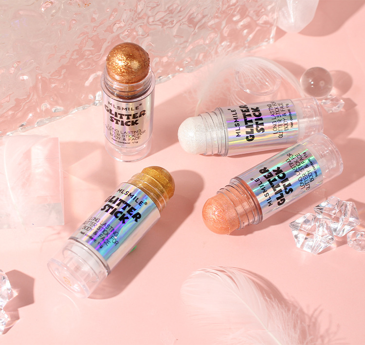 Highlighting diamond shimmer powder, highlighting cream, pearlescent shimmer powder, natural three-dimensional facial contouring, body brightening, body highlighting stick