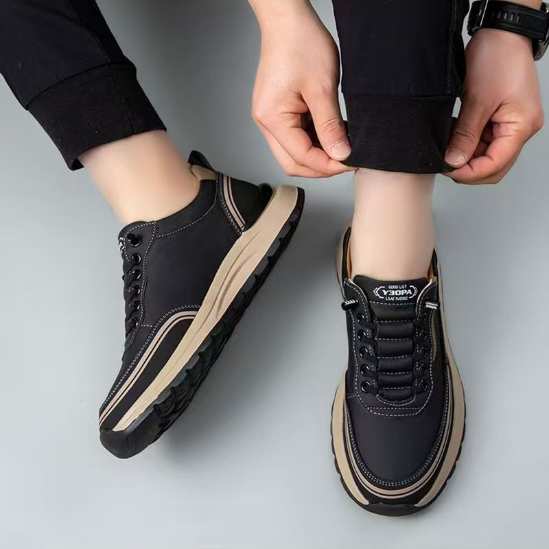 Baldur size 41-44 Men's thick soles shoes sports shoes students fashion sneakers walking black shoes Boys Athletic running shoes