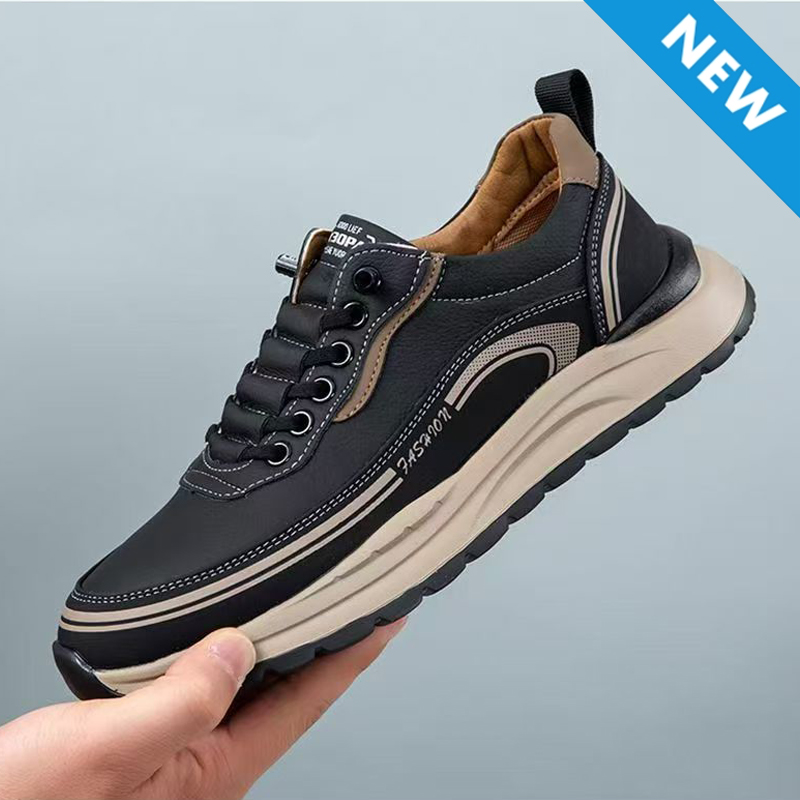 Baldur size 41-44 Men's thick soles shoes sports shoes students fashion sneakers walking black shoes Boys Athletic running shoes