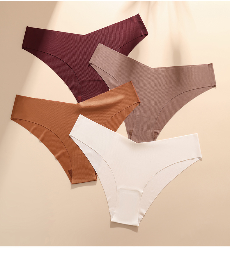Baldur 3PC size M-XL women's ice silk seamless panties quick drying underwear ladies briefs soft thin briefs girls triangle briefs
