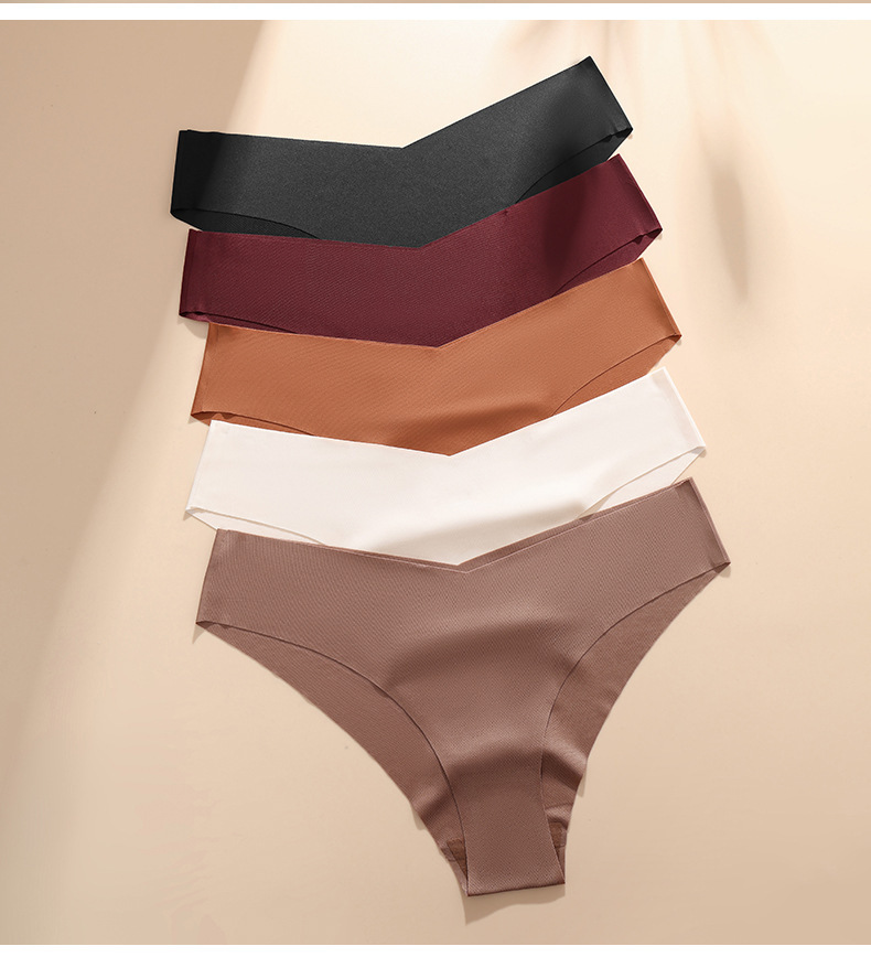 Baldur 3PC size M-XL women's ice silk seamless panties quick drying underwear ladies briefs soft thin briefs girls triangle briefs
