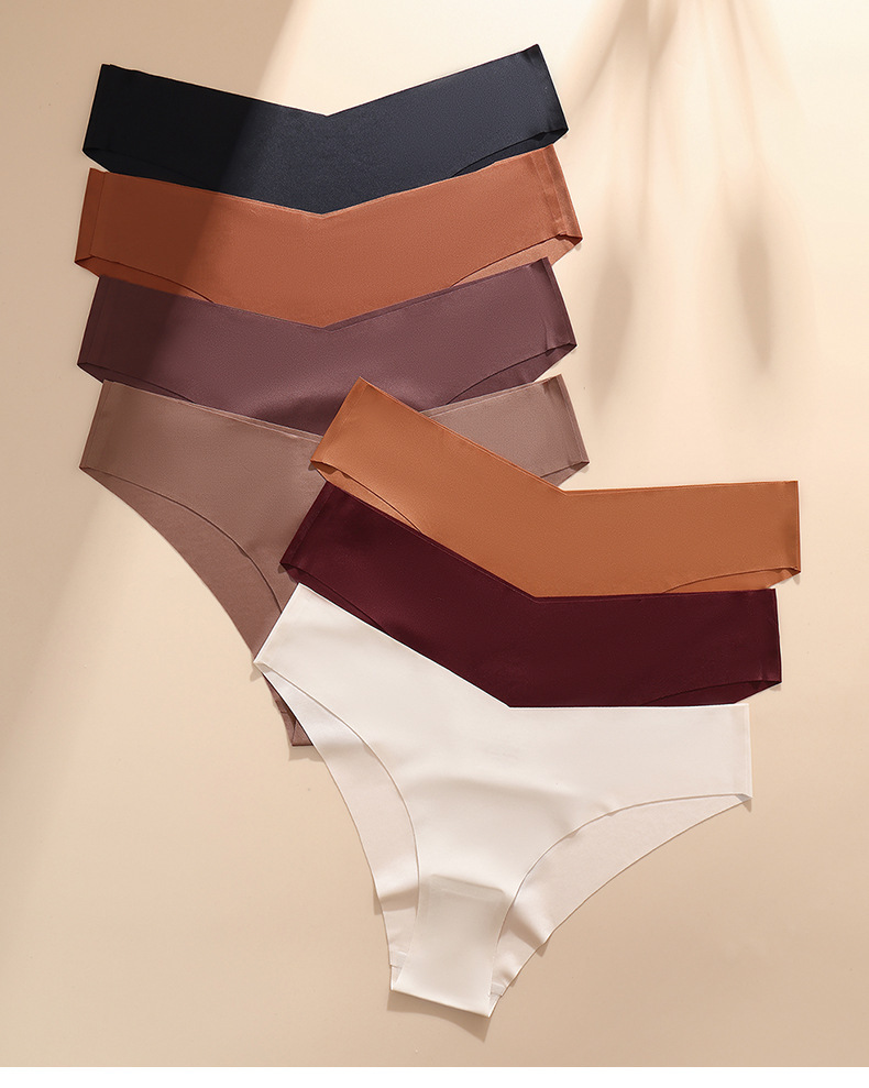 Baldur 3PC size M-XL women's ice silk seamless panties quick drying underwear ladies briefs soft thin briefs girls triangle briefs