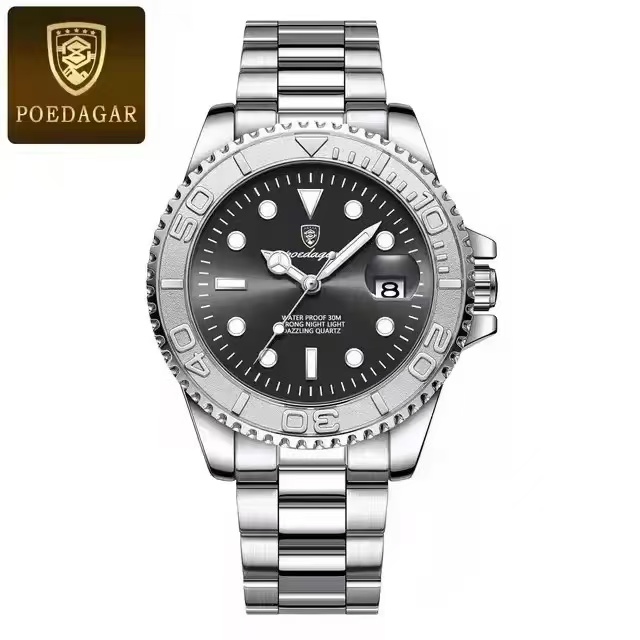 New Poedagar 680 New Fashion Luxury Men Wristwatch Waterproof Luminous Quartz Watches Stainless Steel Watch
No reviews yet
