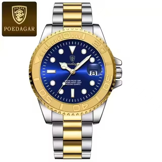 New Poedagar 680 New Fashion Luxury Men Wristwatch Waterproof Luminous Quartz Watches Stainless Steel Watch
No reviews yet