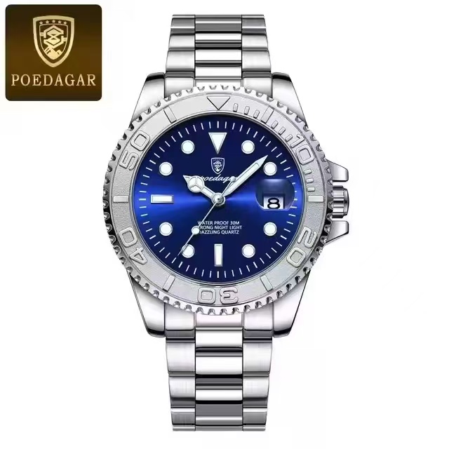 New Poedagar 680 New Fashion Luxury Men Wristwatch Waterproof Luminous Quartz Watches Stainless Steel Watch
No reviews yet