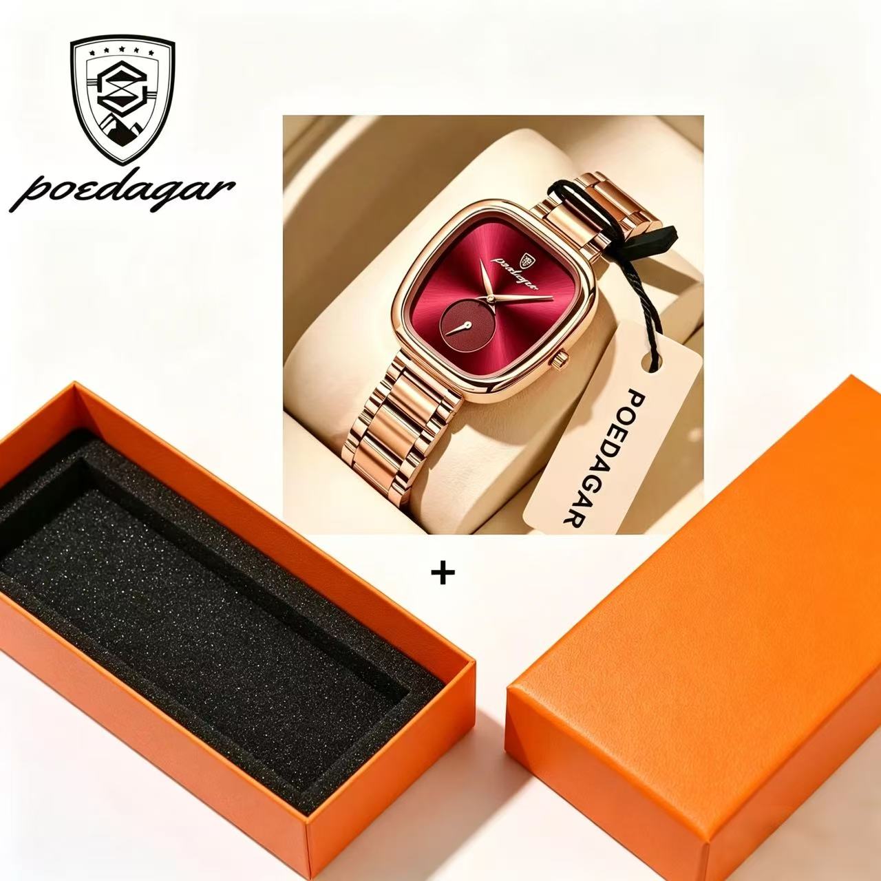 POEDAGAR  783 Luxury Ladies Watch Accessories Watch Waterproof Stainless Steel Bracelet Quartz Watches for Women