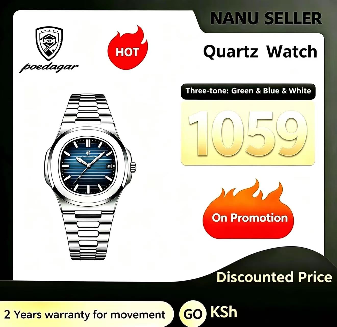 POEDAGAR 613  Strap Mens New Luxury Fashion Watch Luminous Waterproof Quartz Watches With Date