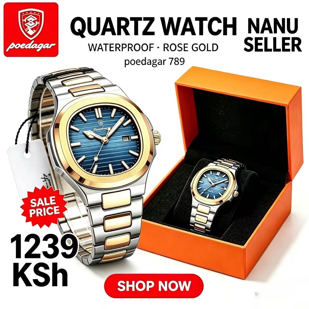 POEDAGAR 789 Women Leisure Quartz Watches Luminous Hands Night Light Fashion Stainless Steel Ladies Watch for Montre Femme Reloj