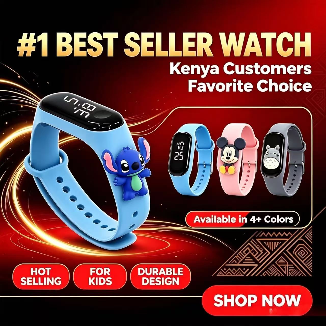 Children's Anime Watch Spiderman iron Man Xiaomi Sports Touch Electronic LED Waterproof Bracelet Kids Watch Birthday Gift