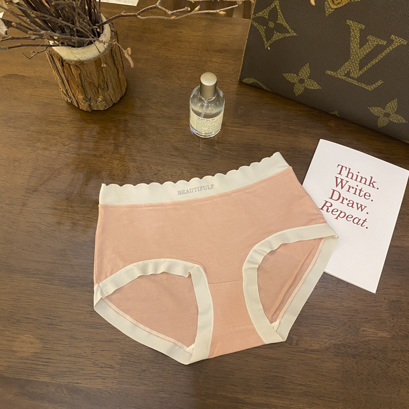 6 Pack Ladies Panties Mid Waist Seamless Cotton Soft chupi za wanawake Women Underwear