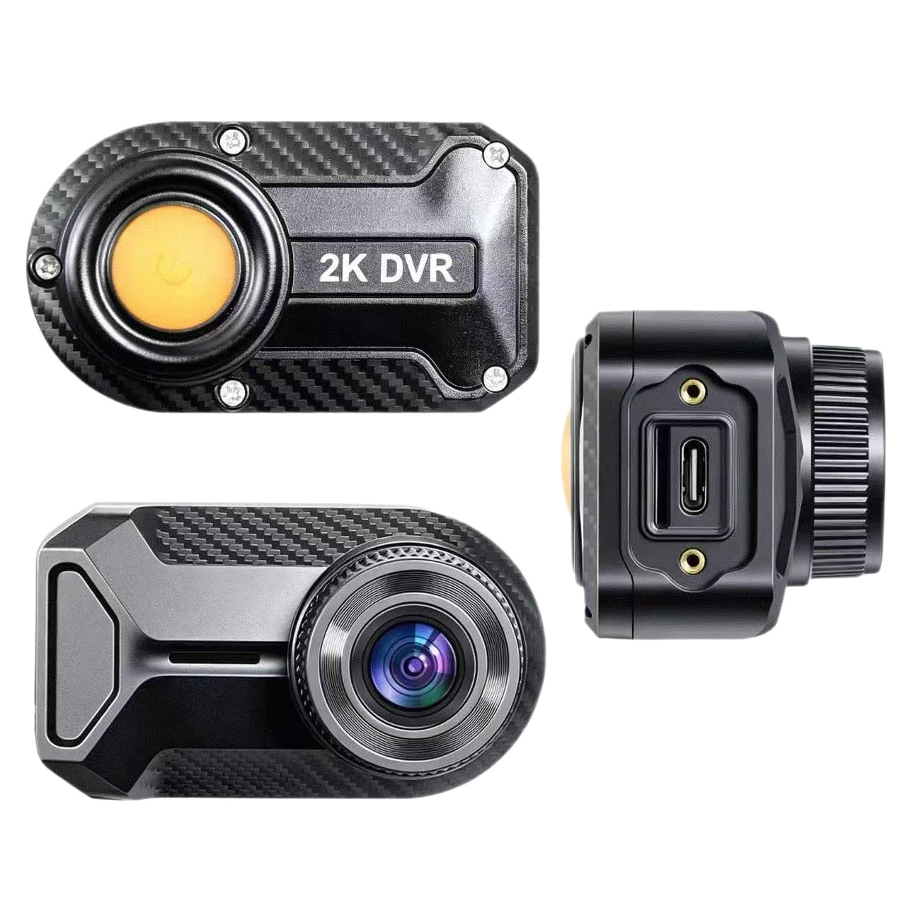 Motorcycle Dash Cam 2K WiFi IP67 Waterproof Motorbike Camera 130° Wide Angle Colour Night Vision Loop Recording Boda Boda Pikipiki Dashcam Type-C App Control