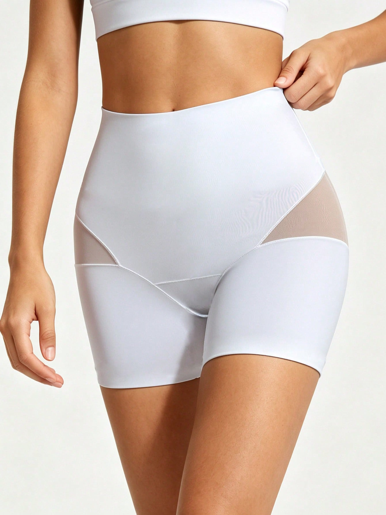 Tummy Tucker Shorts for Dress – High Waist Tummy Control Shapewear, Cool Breathable Ice Silk Feel, Anti Chafing Under Skirt Safety Shorts for Women