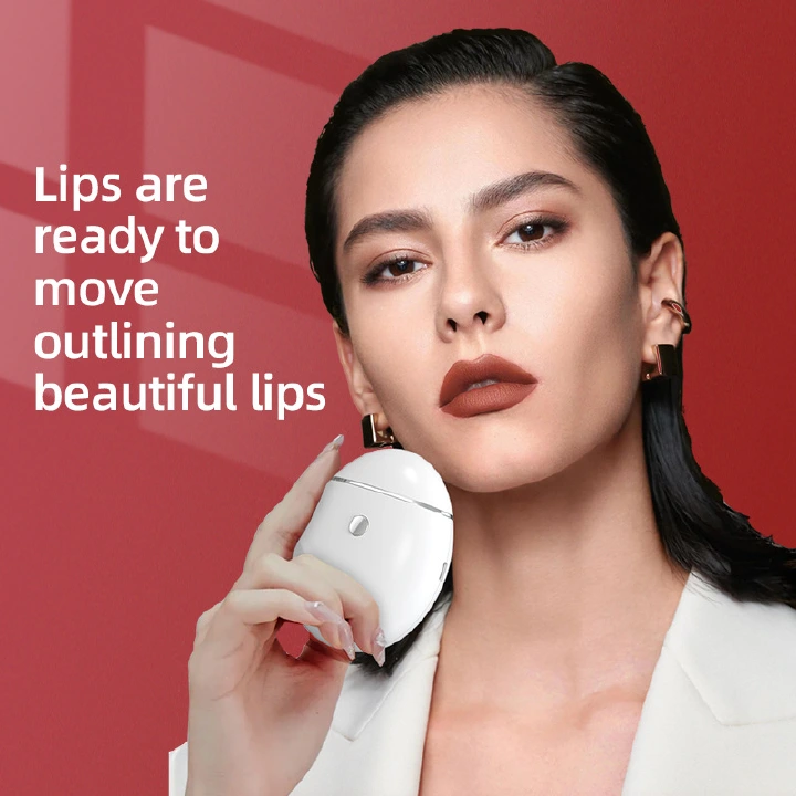 Electric Lip Plumper Device USB Rechargeable Automatic Suction Lip Enhancer Fuller Lips Beauty Tool with 3 Adjustable Levels Portable for Women Home Salon Travel