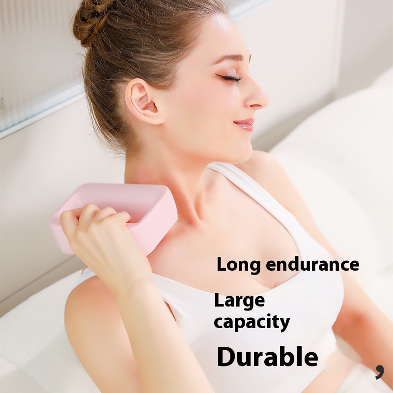 Electric Deep Tissue Fascia Gun Massager 6 Speed 3 Modes 3500 RPM Portable Muscle Relaxation Massage Tool for Pain Relief Fitness Body Shaping Home Gym Sports + Carry Bag
